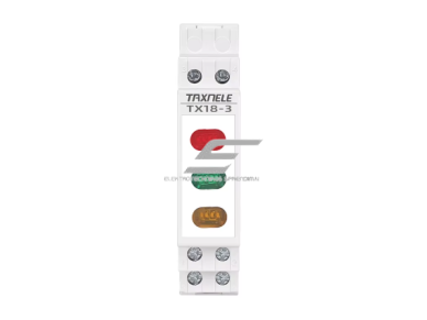 Modulinė signalinė LED lemputė | 18mm | raudona/žalia/geltona | 230V AC/DC | IP20 | DIN | elektros skydams ir spintoms Modulinė signalinė LED lemputė | 18mm | raudona/žalia/geltona | 230V AC/DC | IP20 | DIN | elektros skydams ir spintoms