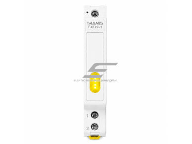 Modulinė signalinė LED lemputė | 9mm | geltona | 230V AC/DC | IP20 | DIN | elektros skydams ir spintoms Modulinė signalinė LED lemputė | 9mm | geltona | 230V AC/DC | IP20 | DIN | elektros skydams ir spintoms