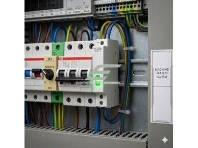 Modulinė signalinė LED lemputė | 9mm | žalia | 230V AC/DC | IP20 | DIN | elektros skydams ir spintoms 4 Modulinė signalinė LED lemputė | 9mm | žalia | 230V AC/DC | IP20 | DIN | elektros skydams ir spintoms 4