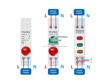Modulinė signalinė LED lemputė | 18mm | žalia | 230V AC/DC | IP20 | DIN | elektros skydams ir spintoms 3 Modulinė signalinė LED lemputė | 18mm | žalia | 230V AC/DC | IP20 | DIN | elektros skydams ir spintoms 3