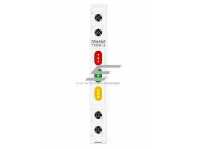 Modulinė signalinė LED lemputė | 9mm | raudona/žalia/geltona | 230V AC/DC | IP20 | DIN | elektros skydams ir spintoms