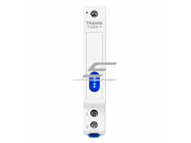 Modulinė signalinė LED lemputė | 9mm | mėlyna | 230V AC/DC | IP20 | DIN | elektros skydams ir spintoms