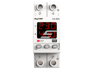Modulinė | skaitmeninė | įtampos kontrolės relė su srovės valdymu | 1F | 40A | DIN | DigiTOP | G3R | VA-40A 1 Modulinė | skaitmeninė | įtampos kontrolės relė su srovės valdymu | 1F | 40A | DIN | DigiTOP | G3R | VA-40A 1
