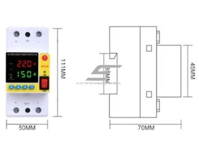 Modulinė | skaitmeninė | multifunkcinė įtampos | srovės kontrolės | srovės nuotėkio apsaugos relė | su automatiniu įjungimu | 1-100A | 110V/230V | DIN 3 Modulinė | skaitmeninė | multifunkcinė įtampos | srovės kontrolės | srovės nuotėkio apsaugos relė | su automatiniu įjungimu | 1-100A | 110V/230V | DIN 3