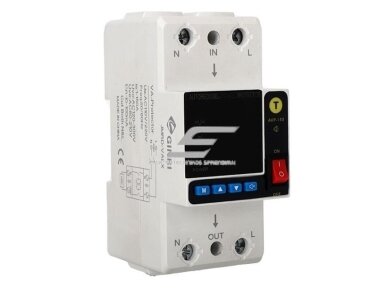 Modulinė | skaitmeninė | multifunkcinė įtampos | srovės kontrolės | srovės nuotėkio apsaugos relė | su automatiniu įjungimu | 1-100A | 110V/230V | DIN 2