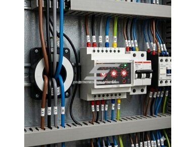 Modulinė nuotėkio srovės kontrolės relė | žemės nuotėkio stebėjimo relė | 110/230VAC | reguliuojama 30mA–30A | DIN | 1NO+1NC 4 Modulinė nuotėkio srovės kontrolės relė | žemės nuotėkio stebėjimo relė | 110/230VAC | reguliuojama 30mA–30A | DIN | 1NO+1NC 4