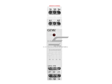 Tarpinė relė | signalų stiprinimui ir apkrovų valdymui | 3 SPDT | 16A | AC 230V | miniatiūrinė | GR8-316