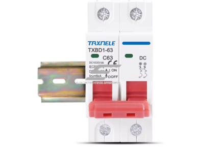 Modulinis apsauginis nuolatinės įtampos automatinis jungiklis saulės moduliams | 2P | 25A | 1000VDC | 6kA | DIN | ES-TXBD1-25 2 Modulinis apsauginis nuolatinės įtampos automatinis jungiklis saulės moduliams | 2P | 25A | 1000VDC | 6kA | DIN | ES-TXBD1-25 2