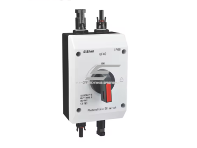 Modulinis fotovoltinis DC atjungimo jungiklis saulės elektrinėms | su MC4 jungtimis | 600V DC | 4P | 40A | IP66 | lauko montavimui