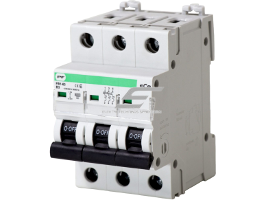 Modulinis automatinis jungiklis | 3P | 3A | B | 6kA | DIN | MCB | ECO FB1-63 | Promfactor Baltic | FB1B3003 | 4779040155327