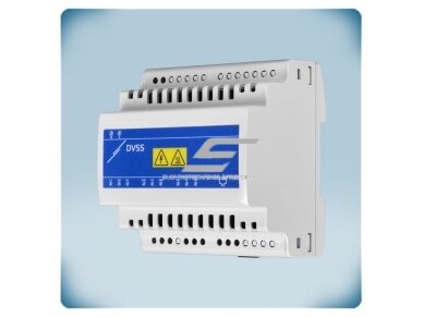 Modulinis elektroninis ventiliatoriaus greičio reguliatorius | Modbus RTU | TK | 6A | 110-230VAC | ant DIN | Sentera Controls | DVSS8-60-DM 2