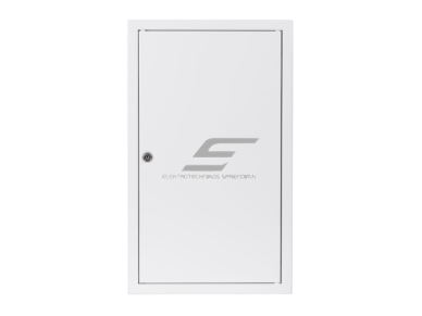 Modulinis elektros paskirstymo skydelis | dėžė | skydas | su spyna | 36 modulių | 310x520x220mm | virštinkinis | plieninis | IP31