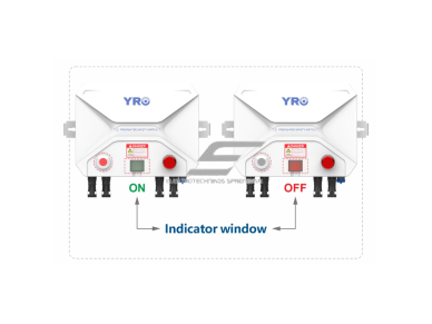 Avarinis saulės modulių DC atjungimo jungiklis | Rapid Shutdown jungiklis | 1500V DC | 26A | IP66 | 12P | WiFi 1 Avarinis saulės modulių DC atjungimo jungiklis | Rapid Shutdown jungiklis | 1500V DC | 26A | IP66 | 12P | WiFi 1