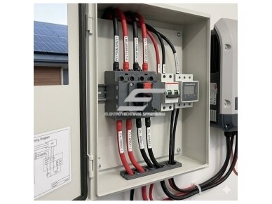 Modulinis fotovoltinis nuolatinės srovės atjungimo jungiklis saulės elektrinėms | 4P | 32A | DIN | DC apkrovos atjungimas 3 Modulinis fotovoltinis nuolatinės srovės atjungimo jungiklis saulės elektrinėms | 4P | 32A | DIN | DC apkrovos atjungimas 3