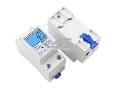 Modulinis | skaitmeninis | elektros energijos skaitiklis | įtampos | srovės indikatorius | 5(80)A | 1F | 230VAC | DIN 1 Modulinis | skaitmeninis | elektros energijos skaitiklis | įtampos | srovės indikatorius | 5(80)A | 1F | 230VAC | DIN 1