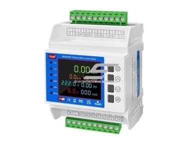 Modulinis | išmanus | skaitmeninis elektros energijos skaitiklis saulės elektrinėms | su įtampos | srovės | nuotėkio | fazės dingimo apsaugos funkcijomis | dvikryptis | 3F | 1-100A | 230VAC / 380-415VAC | DIN | Wi-Fi | TUYA 2 Modulinis | išmanus | skaitmeninis elektros energijos skaitiklis saulės elektrinėms | su įtampos | srovės | nuotėkio | fazės dingimo apsaugos funkcijomis | dvikryptis | 3F | 1-100A | 230VAC / 380-415VAC | DIN | Wi-Fi | TUYA 2