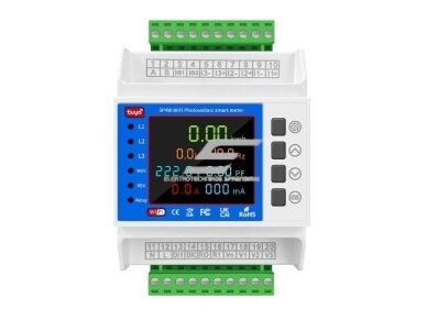 Modulinis | išmanus | skaitmeninis elektros energijos skaitiklis saulės elektrinėms | su įtampos | srovės | nuotėkio | fazės dingimo apsaugos funkcijomis | dvikryptis | 3F | 1-100A | 230VAC / 380-415VAC | DIN | Wi-Fi | TUYA 1 Modulinis | išmanus | skaitmeninis elektros energijos skaitiklis saulės elektrinėms | su įtampos | srovės | nuotėkio | fazės dingimo apsaugos funkcijomis | dvikryptis | 3F | 1-100A | 230VAC / 380-415VAC | DIN | Wi-Fi | TUYA 1