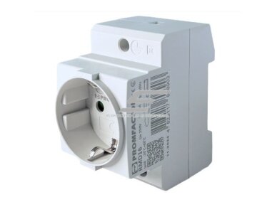 Modulinis kištukinis lizdas montuojamas ant DIN | 16A | 230V | schuko | baltas | IP20 | Promfactor Baltic | RMD16 | 4779040159936 1 Modulinis kištukinis lizdas montuojamas ant DIN | 16A | 230V | schuko | baltas | IP20 | Promfactor Baltic | RMD16 | 4779040159936 1