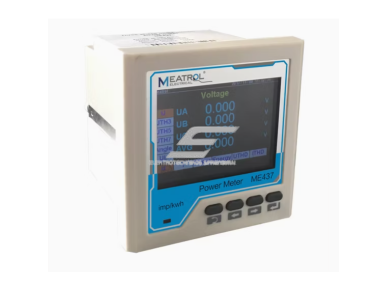 Daugiafunkcinis Rogowski registruojantis panelinis elektros matuoklis | SD kortelė | Modbus RS485 | 96×96 mm | ME437-SD