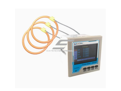 Daugiafunkcinis Rogowski registruojantis panelinis elektros matuoklis | SD kortelė | Modbus RS485 | 96×96 mm | ME437-SD 1