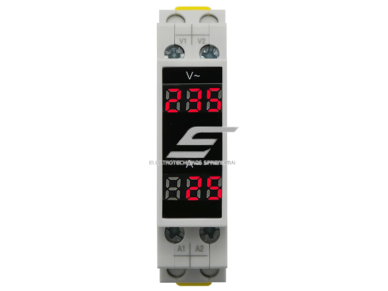 Modulinis | skaitmeninis elektros energijos voltmetras | ampermetras | 80-500VAC | 0-100A | DIN 1 Modulinis | skaitmeninis elektros energijos voltmetras | ampermetras | 80-500VAC | 0-100A | DIN 1