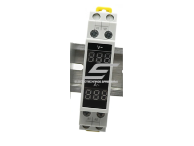 Modulinis | skaitmeninis elektros energijos voltmetras | ampermetras | 80-500VAC | 0-100A | DIN 2 Modulinis | skaitmeninis elektros energijos voltmetras | ampermetras | 80-500VAC | 0-100A | DIN 2