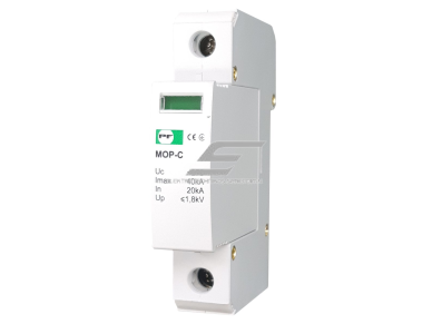 Modulinis viršįtampių ribotuvas | 1P | 20kA | 275V | II/T2/C | DIN | Promfactor Baltic | MOP1-C275/20 | 4772151002887 Modulinis viršįtampių ribotuvas | 1P | 20kA | 275V | II/T2/C | DIN | Promfactor Baltic | MOP1-C275/20 | 4772151002887