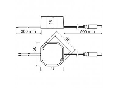 Impulsinis maitinimo šaltinis | 12W | 1A | 12VDC | 50x48x25mm | IP67 | PSC12010 | Pulsar 2 Impulsinis maitinimo šaltinis | 12W | 1A | 12VDC | 50x48x25mm | IP67 | PSC12010 | Pulsar 2