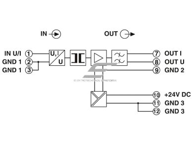 Analoginių signalų keitiklis | 1 kanalas | 18-30VDC | 450Hz | DIN | Phoenix Contact | MCR-C-UI/UI-450-DCI | 2810887 3 Analoginių signalų keitiklis | 1 kanalas | 18-30VDC | 450Hz | DIN | Phoenix Contact | MCR-C-UI/UI-450-DCI | 2810887 3