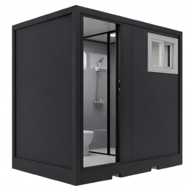 Mobiilne sanitaarne konteiner-WC | tualett kraanikausi ja dušiga | 2270x1505x2255mm 1 Mobiilne sanitaarne konteiner-WC | tualett kraanikausi ja dušiga | 2270x1505x2255mm 1