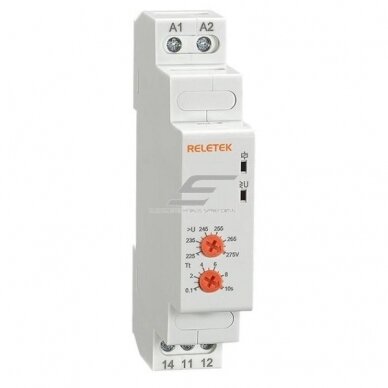 Moodulne pinge kontrollrelee | 1 faas | 8A | 230VAC | 225-275V | mehaaniline | DIN-liist