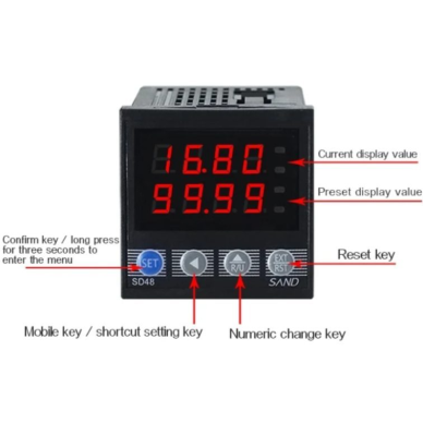 Panel | industrial | digital time relay (timer) | programmable | 5A | 250VAC/DC 6 Panel | industrial | digital time relay (timer) | programmable | 5A | 250VAC/DC 6