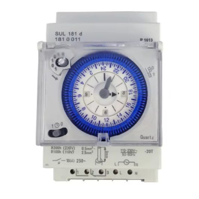 Modular time relay (timer) | 24h | programmable | mechanical | 16A | 230V | DIN 1 Modular time relay (timer) | 24h | programmable | mechanical | 16A | 230V | DIN 1