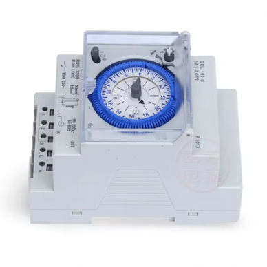 Modular time relay (timer) | 24h | programmable | mechanical | 16A | 230V | DIN 3