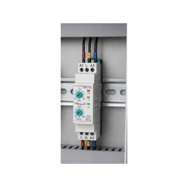 Modułowy przekaźnik czasowy | Timer | Do rozruchu silnika trójfazowego | 0,1-30s | 1-500ms | 5A | 150-260VAC / 24VAC/DC | DIN 5