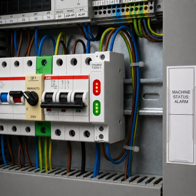 Modulāra signāla LED lampiņa | 9mm | sarkana/zaļa | 230V AC/DC | IP20 | DIN | elektrības sadales skapjiem un paneļiem 4 Modulāra signāla LED lampiņa | 9mm | sarkana/zaļa | 230V AC/DC | IP20 | DIN | elektrības sadales skapjiem un paneļiem 4