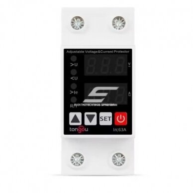 Modular | digital voltage and current monitoring | protection relay | 1-phase | 1-63A | 230V | DIN Modular | digital voltage and current monitoring | protection relay | 1-phase | 1-63A | 230V | DIN