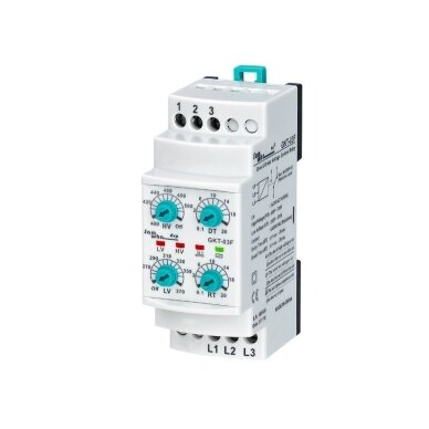 Modular | Digital | Voltage Monitoring | Phase Sequence Protection Relay | 3x380V | 260-370V | 400-510V | DIN Modular | Digital | Voltage Monitoring | Phase Sequence Protection Relay | 3x380V | 260-370V | 400-510V | DIN
