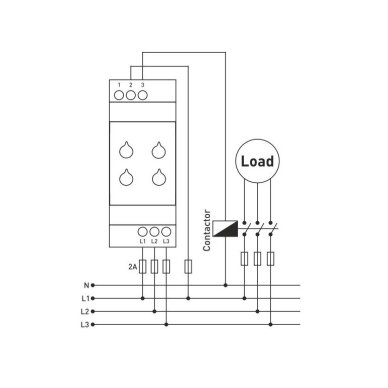 Modular | Digital | Voltage Monitoring | Phase Sequence Protection Relay | 3x380V | 260-370V | 400-510V | DIN 2 Modular | Digital | Voltage Monitoring | Phase Sequence Protection Relay | 3x380V | 260-370V | 400-510V | DIN 2