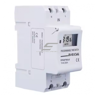 Modular | digital time relay (timer) | weekly | 30A | 230V | 1NO | DIN 2 Modular | digital time relay (timer) | weekly | 30A | 230V | 1NO | DIN 2