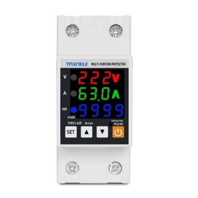 Modular | digital | multifunctional voltage | current control | protection relay | 63A | 230V | DIN | ESTVPS1-63S Modular | digital | multifunctional voltage | current control | protection relay | 63A | 230V | DIN | ESTVPS1-63S