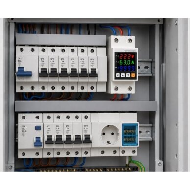 Modular | digital | multifunctional voltage | current control | protection relay | 63A | 230V | DIN | ESTVPS1-63S 7 Modular | digital | multifunctional voltage | current control | protection relay | 63A | 230V | DIN | ESTVPS1-63S 7