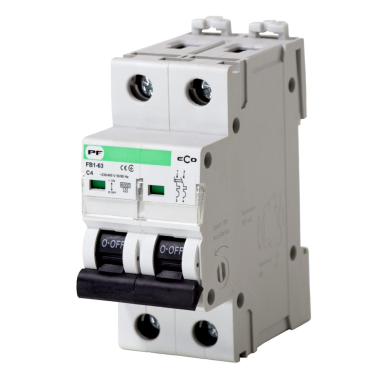 Modulaarne kaitselüliti 2P | 4A | C | 6kA | DIN | ECO FB1-63 Promfactor Baltic FB1C2004