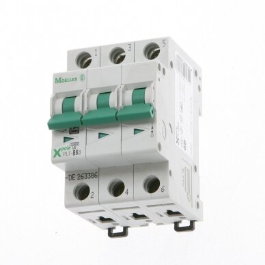 Modulaarne kaitselüliti 3P | 6A | B | 10kA | DIN | MCB | Moeller PLSM-B6/3-MW 1 Modulaarne kaitselüliti 3P | 6A | B | 10kA | DIN | MCB | Moeller PLSM-B6/3-MW 1