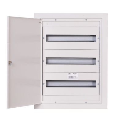 Modulārais elektro sadales skapis | korpuss | 54 moduļi | ar slēdzeni | 475x630x127 mm | iebūvējams | tērauda | IP31 1 Modulārais elektro sadales skapis | korpuss | 54 moduļi | ar slēdzeni | 475x630x127 mm | iebūvējams | tērauda | IP31 1