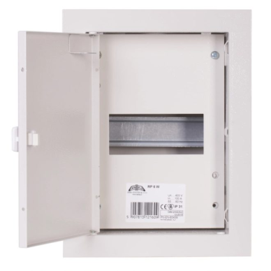 Modulaarne elektrijaotuskilp | korpus | 6 moodulit | lukuga | 275x320x120 mm | süvistatav | terasest | IP31 1 Modulaarne elektrijaotuskilp | korpus | 6 moodulit | lukuga | 275x320x120 mm | süvistatav | terasest | IP31 1