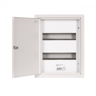 Modular electrical distribution board | enclosure | cabinet | with lock | 24 modules | 310x395x220 mm | surface-mounted | steel | IP31 1