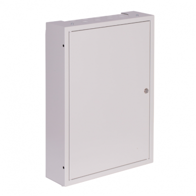 Modulārs elektro sadales skapis | kaste | vairogs | ar slēdzeni | 54 moduļi | 440x605x132 mm | virsapmetuma | tērauda | IP31