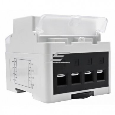 Smart three-phase energy meter with protection functions | 4P | 100 A | 3×230/400 V | Wi-Fi Tuya | DIN | ES-EAEMP3-100-TY-W 1 Smart three-phase energy meter with protection functions | 4P | 100 A | 3×230/400 V | Wi-Fi Tuya | DIN | ES-EAEMP3-100-TY-W 1