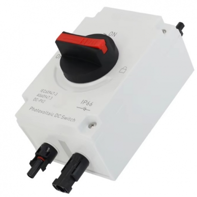 Panel-mounted solar DC circuit breaker 4P | 32A | 1200VDC | IP66 1 Panel-mounted solar DC circuit breaker 4P | 32A | 1200VDC | IP66 1